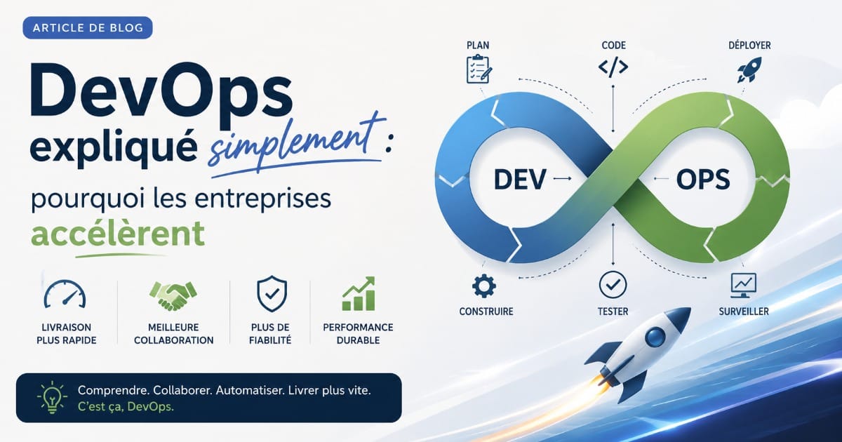 DevOps expliqué simplement : pourquoi les entreprises accélèrent