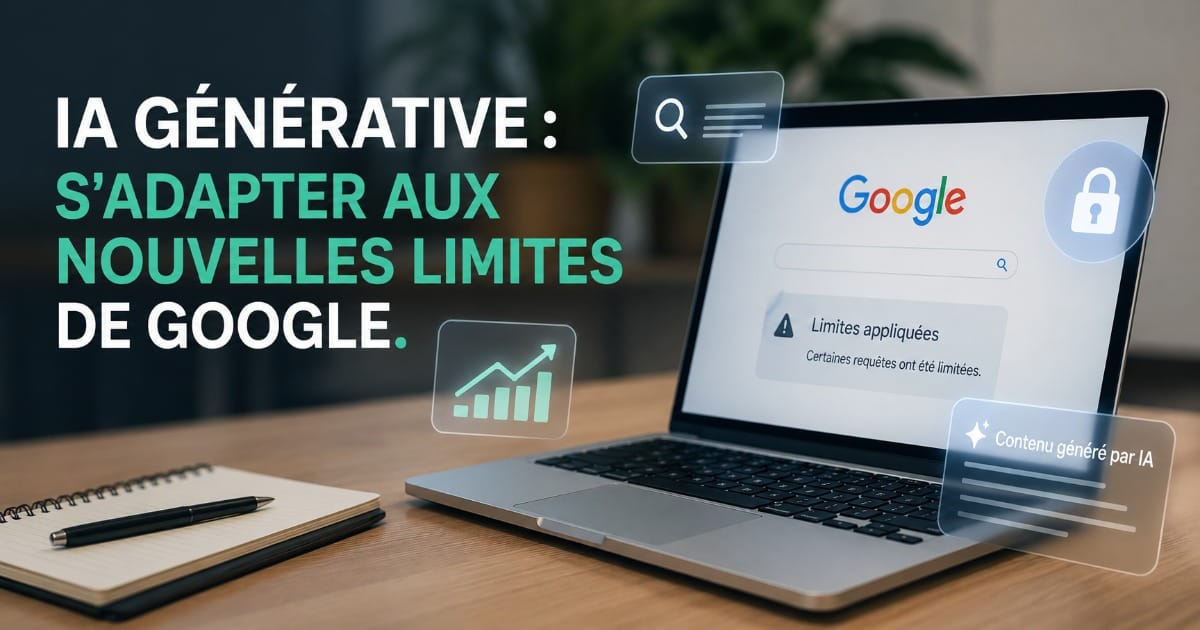 IA générative : s’adapter aux nouvelles limites de Google