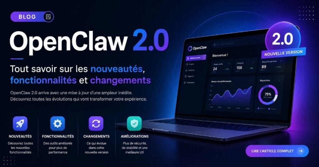 OpenClaw 2.0: tout savoir sur les nouveautés, fonctionnalités et changements